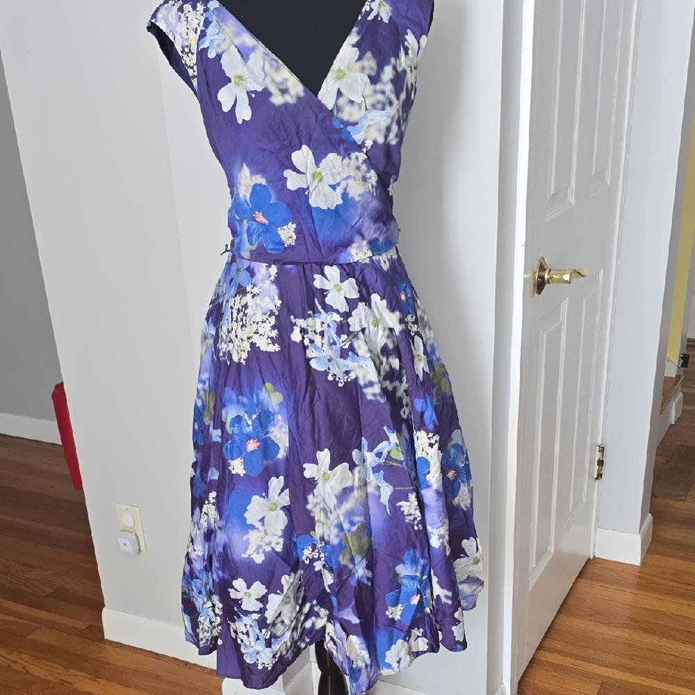 Floral Purple Dress